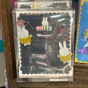 Miffy Jump Roping Acrylic Earring